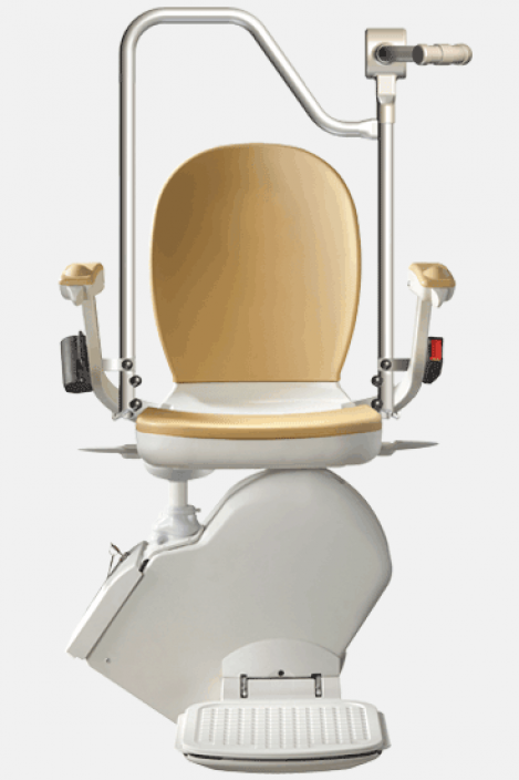 standing stairlift for narrow staircase