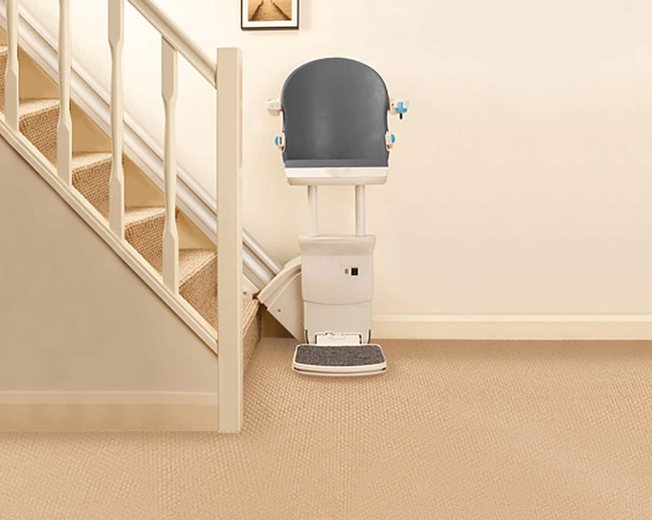 standing stairlift for narrow stairs