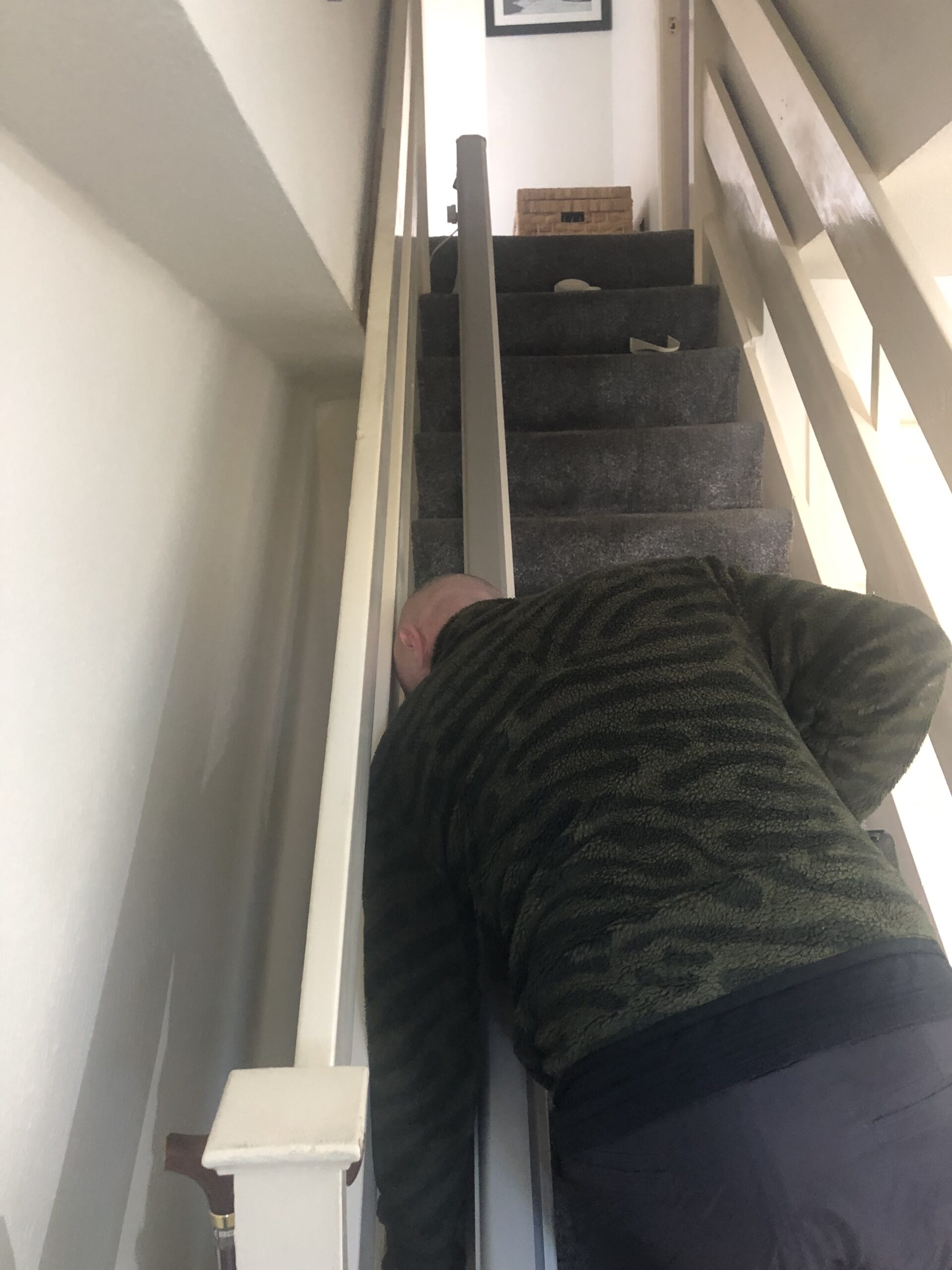 moving stairlift rail