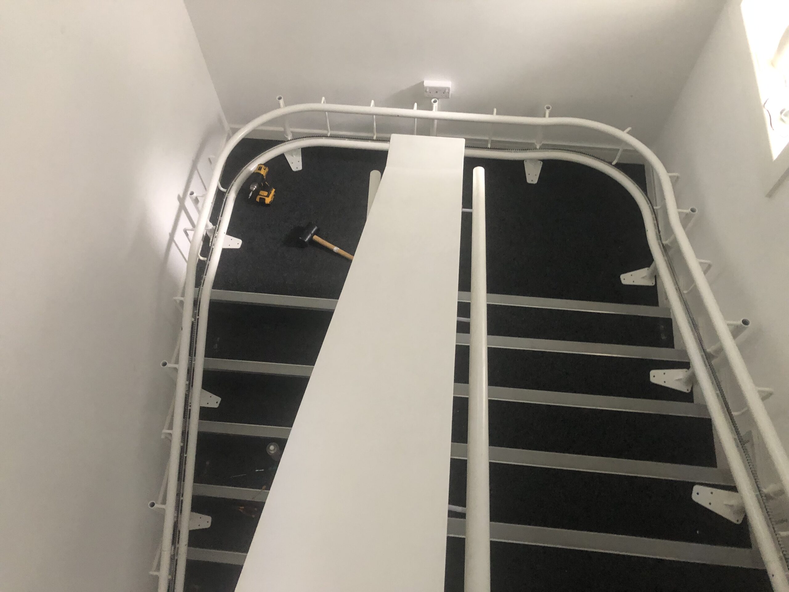 stairlift on concrete steps