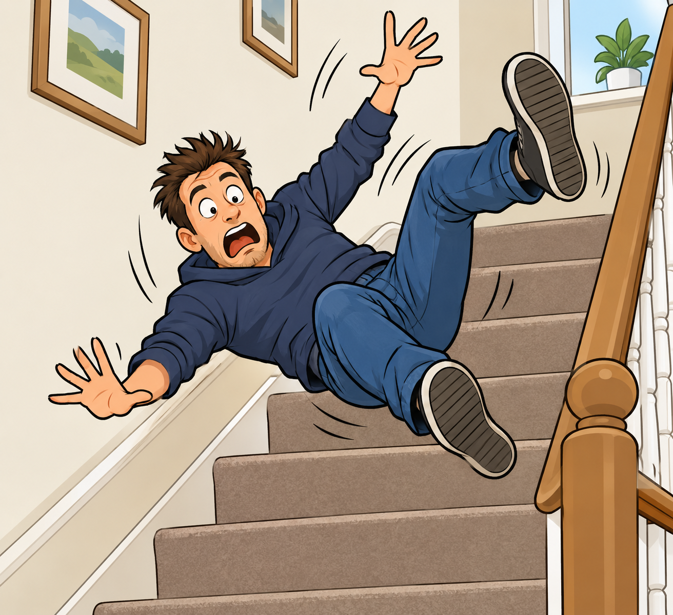 falling down stairs - a stuntman's guide
