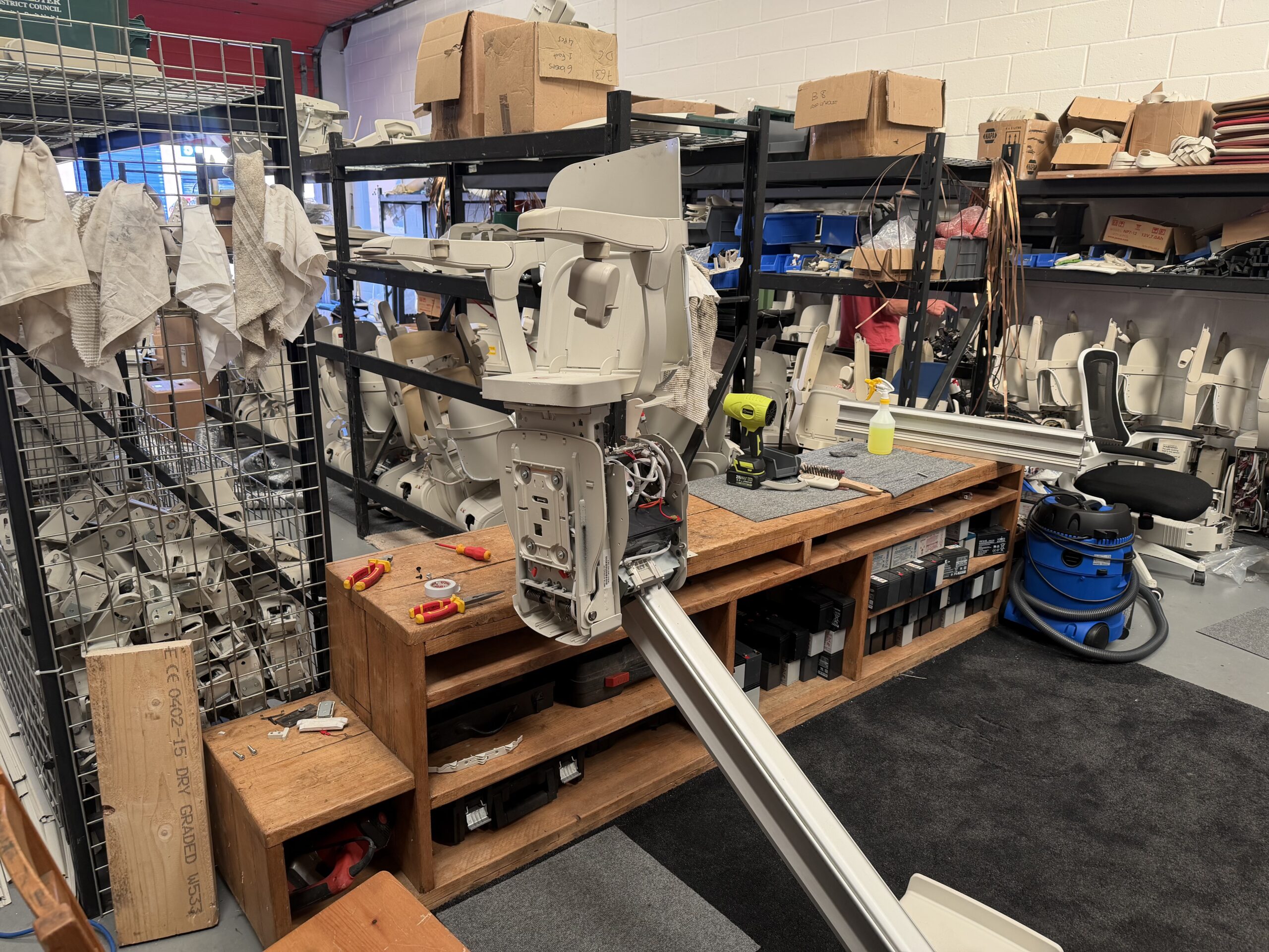 reconditioned stairlifts - the reconditioning process