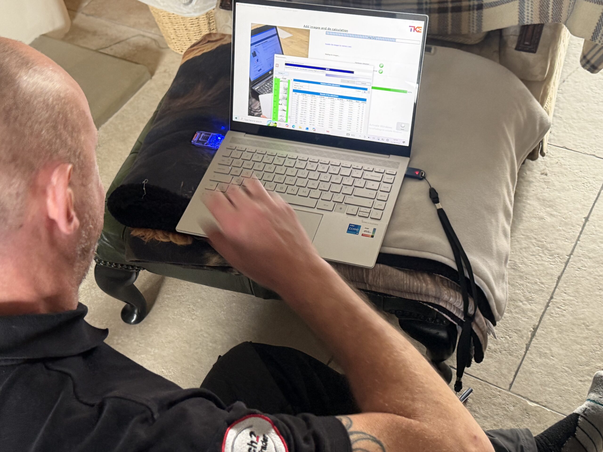 photographic stairlift survey - uploading images