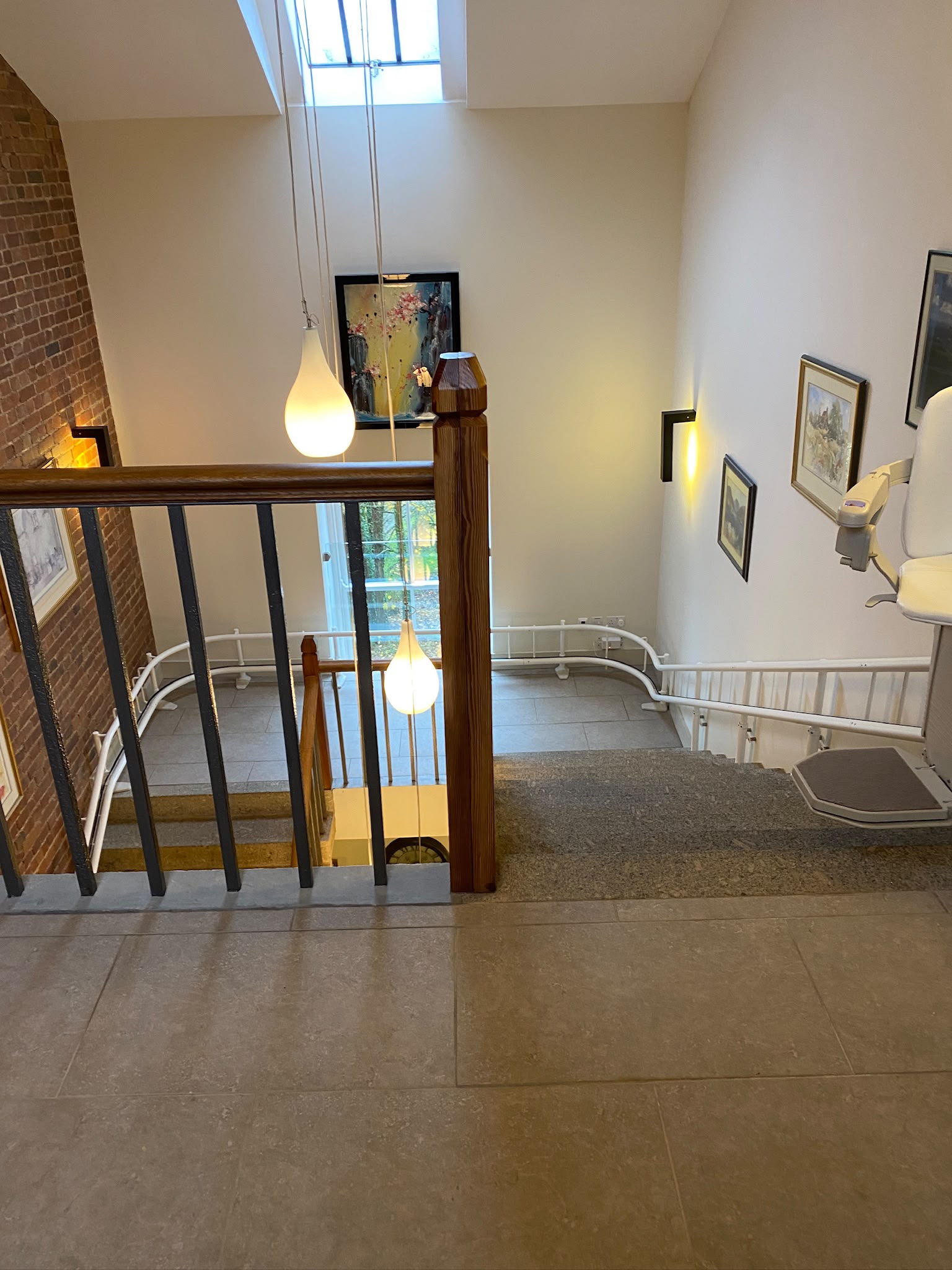 stairlift in a monastery