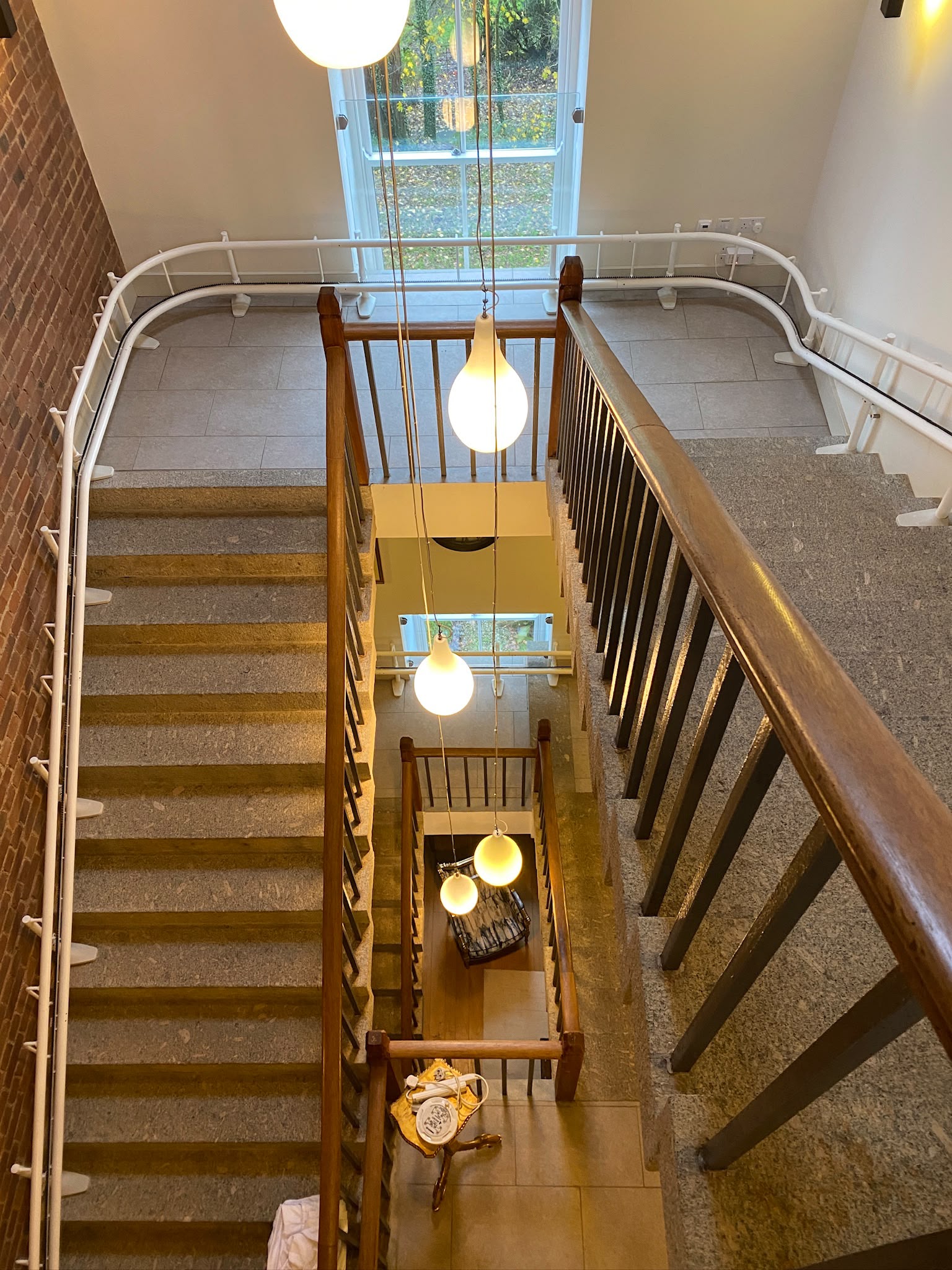 stairlift on floating stairs